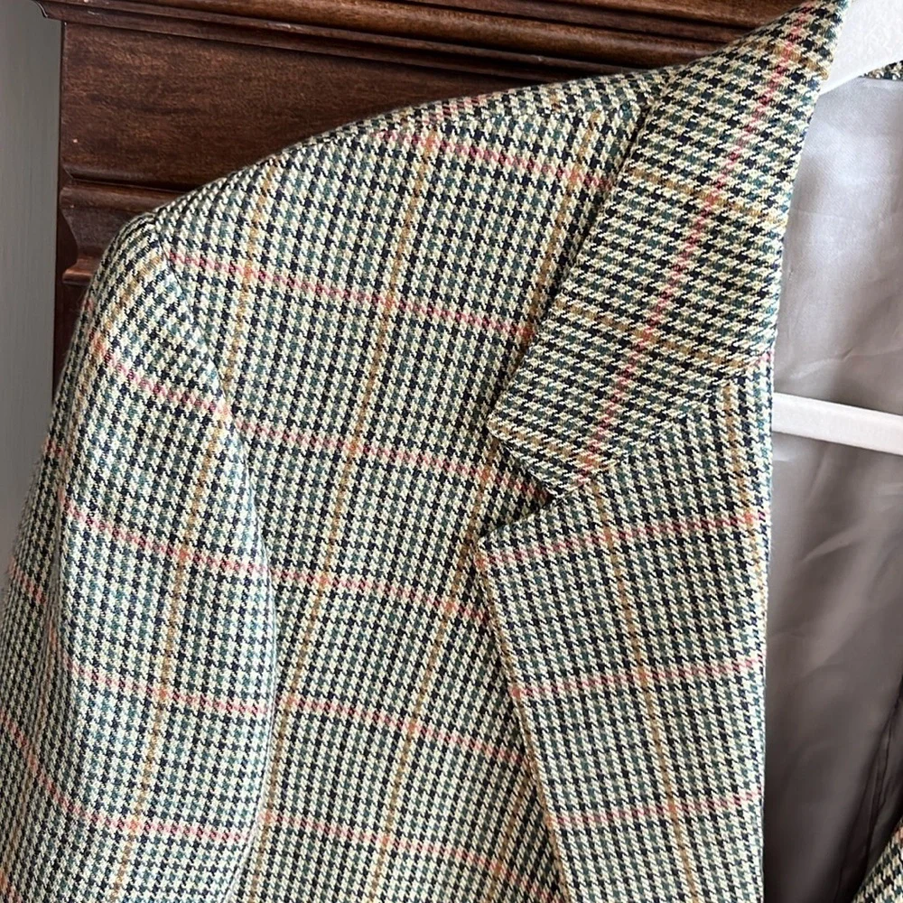 Vintage Southwick preppy classic plaid blazer sports jacket coat est M